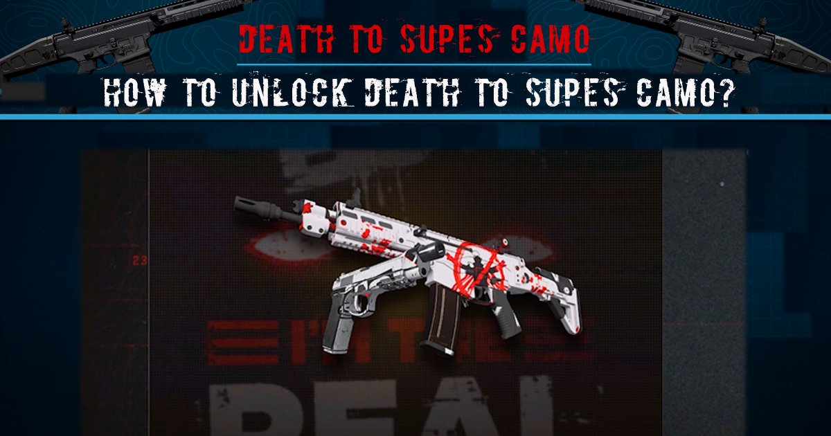 COD MW3 Guide: How to Unlock Death to Supes Camo?
