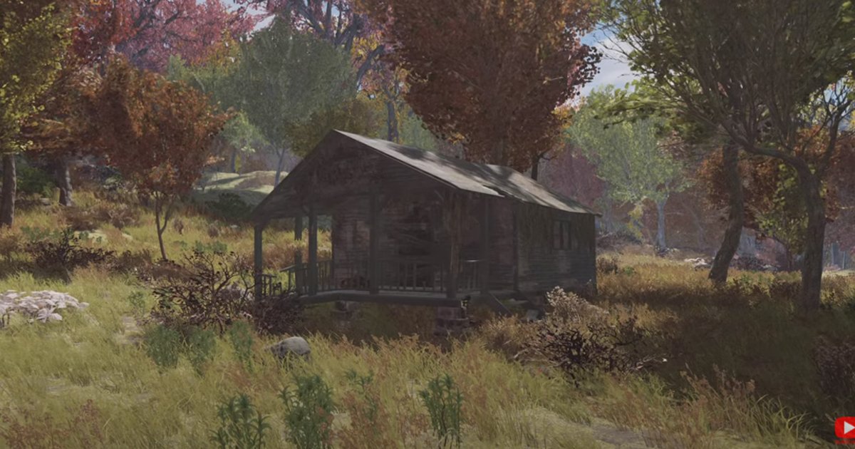 Fallout 76 Camp Location: Big Meadow Gas Well Cabin